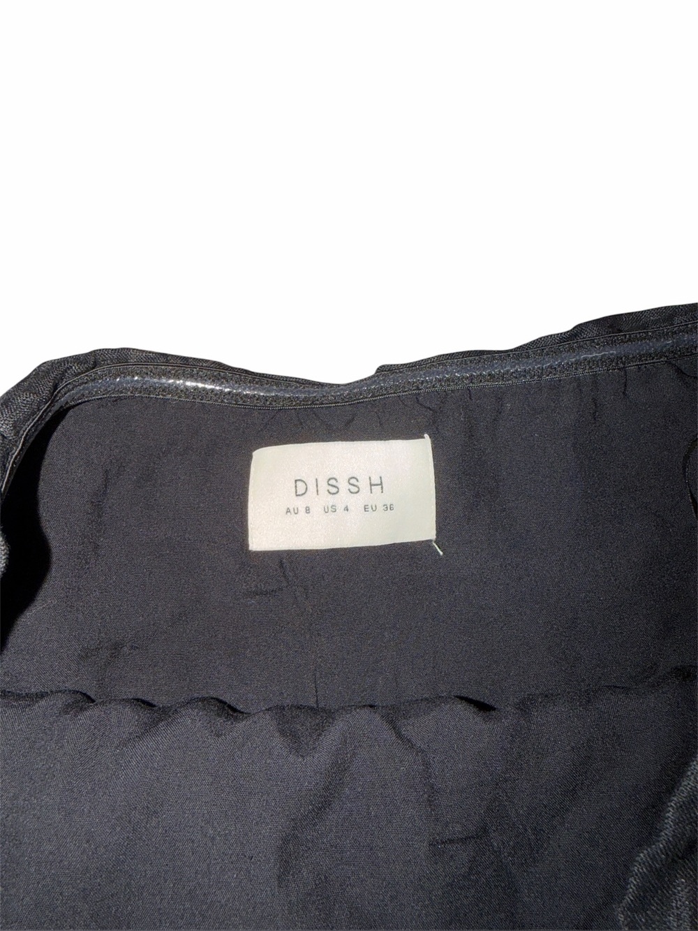 $226 DISSH Black Catania Linen Strapless Midi Dress, Size US 4 - Picture 6 of 8